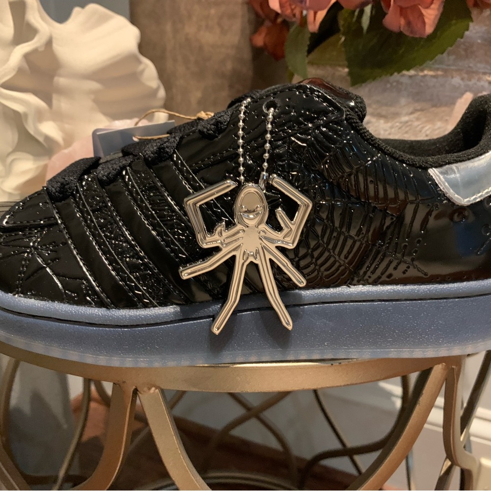 SP5DER x ADIDAS SUPERSTAR BLACK  Size 7 Brand New